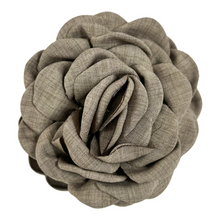 Indlæs billede til gallerivisning Kylie - Hårklemme kakki blomst