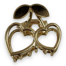 Indlæs billede til gallerivisning Love cherry- Mini metal hårklemme