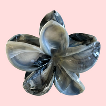 Indlæs billede til gallerivisning Fiona - Blomster hårklemme grå meleret