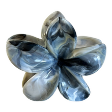 Indlæs billede til gallerivisning Fiona - Blomster hårklemme grå meleret