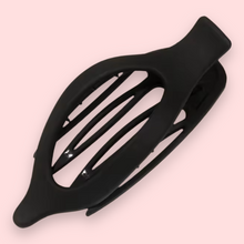 Indlæs billede til gallerivisning Esther - Oval Hårklemme mat sort