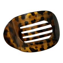 Indlæs billede til gallerivisning Esther - Hårklemme mørk leopard