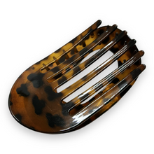 Indlæs billede til gallerivisning Esther - Hårklemme mørk leopard