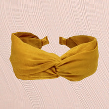 Indlæs billede til gallerivisning Memo - Flex hårbøjle Gul satin