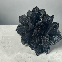 Indlæs billede til gallerivisning Kylie Hårklemmer sort med glimmer 11 cm