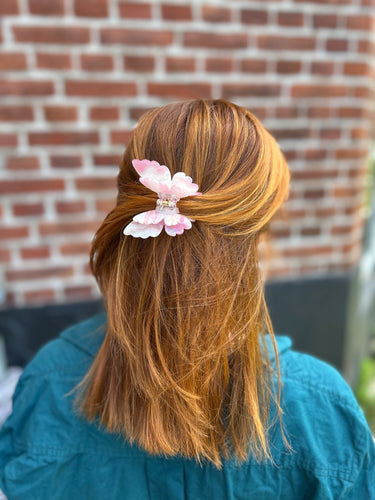 Butterfly- Hårklemme Rosa Få på lager Før 120,-