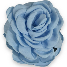Indlæs billede til gallerivisning Kylie- Blomster hårklemme baby lyseblå