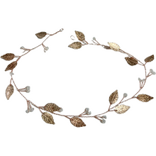 Indlæs billede til gallerivisning Olga-  Rose opsætningsdel -gold blad og lys sten 40 cm.