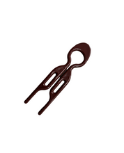 Indlæs billede til gallerivisning Nanna - Hairpin 9 cm bordeaux