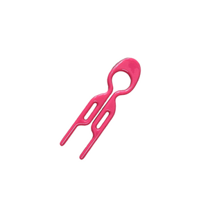 Nanna - Hairpin 9 cm pink