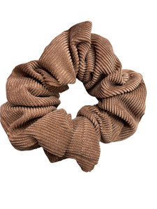 Scrunchie - Velour brun