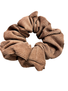 Scrunchie - Velour brun