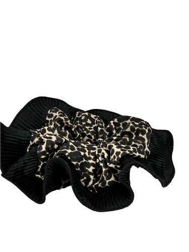 Rene - Leopard Scrunchie Få på lager