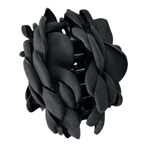 Kylie - Hårklemme sort blomst