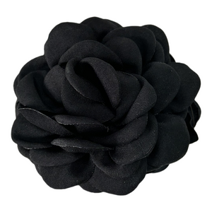 Kylie - Hårklemme sort blomst