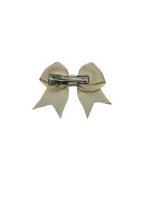 Petit - Sløjfe clips Cream hvid