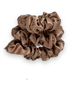 Smal Scrunchie nougat        3 stk.