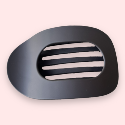 Esther- Hårklemme mat mørk brun