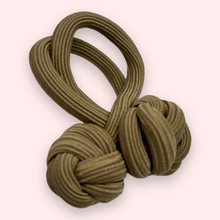 Indlæs billede til gallerivisning Knude elastik- Lys brun