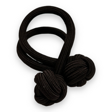Indlæs billede til gallerivisning Knude hårelastik - Mørk brun