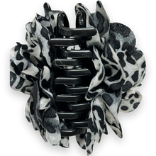 Indlæs billede til gallerivisning Kylie - Hårklemme grå leopard blomst