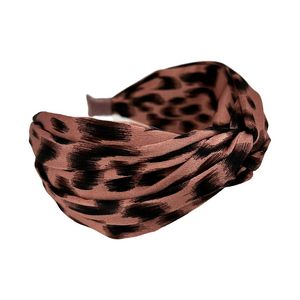 Nemo - Flex hårbøjle Rød leopard Få på lager