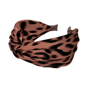 Nemo - Flex hårbøjle Rød leopard Få på lager