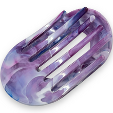 Indlæs billede til gallerivisning Esther- Hårklemme meleret violet og blå