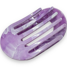 Indlæs billede til gallerivisning Esther- Hårklemme meleret violet