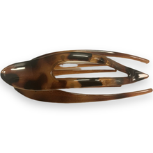 Indlæs billede til gallerivisning Esther- Hårklemme smal brun leopard