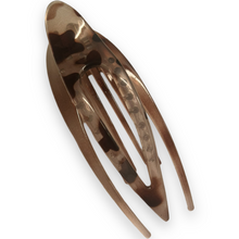 Indlæs billede til gallerivisning Esther- Hårklemme smal lys leopard