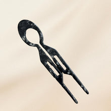 Indlæs billede til gallerivisning Noel  - Hairpin 12 cm sort meleret